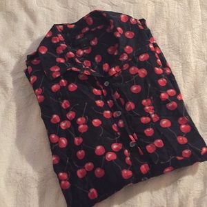 Jcrew Cherry Popover